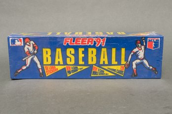1991 Fleer MLB Baseball Card Complete Set - SEALED!