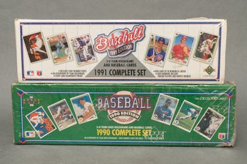 1990 & 1991 Upper Deck Baseball Card Complete Box Set - SEALED!