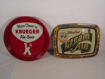 Two More Vintage Beer Trays