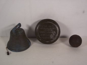 Miscellaneous Lot Of Some Cool Items - Cannon Ball Etc.