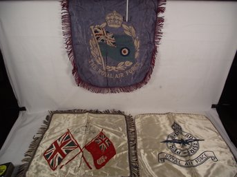 Lot Of Vintage Royal Air Force (RAF) Pillow Covers