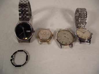 Lot Of Four (4) Vintage Watches