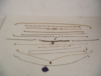 Costume Jewelry Necklace And Bracelet Lot