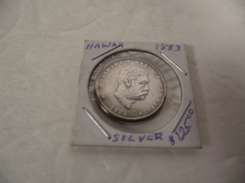 Antique Hawaii Silver Coin 1883