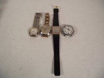 Four Piece Vintage Men's Watch Lot