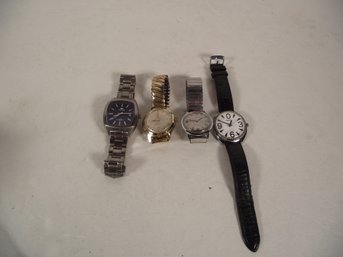 Lot Of Four (4) Vintage Men's Watches