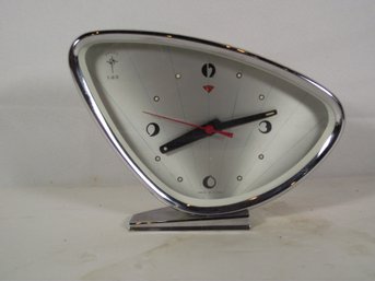 Atomic Age Polaris Mechanical Bedside Table Alarm Clock