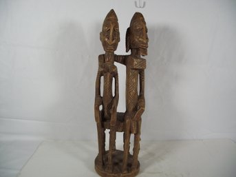 African Dogon Seated Couple - Mali