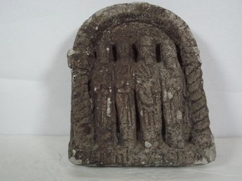 Carved Cement Religious Sculpture