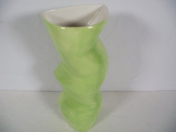 RARE Vintage John Bergen Studio Abstract Curvy Ceramic Vase