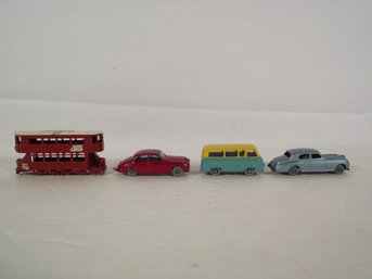 Lot Of Four (4) Grey Wheel Matchbox Diecast Cars