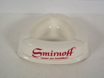 Vintage Smirnoff Leaves You Breathless Ashtray