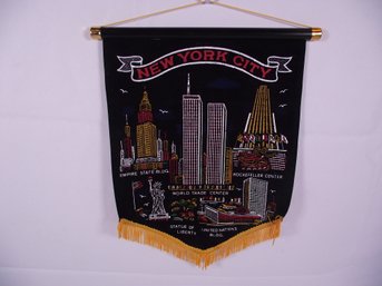 Vintage New York City Hanging Banner