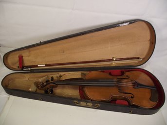 Antonius Stradivarius Violin Copy With Bow And Case