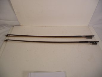 Lot Of Two (2) Glasser Violin Bows