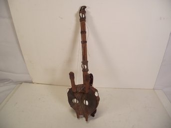 Vintage African Calabash Gourd Stringed Instrument