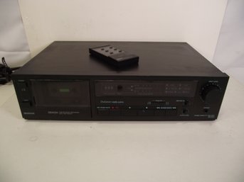 Denon Stereo Cassette Tape Deck DR-M10 With Remote RC-101