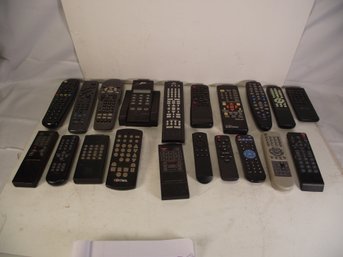 Lot Of Twenty (20) Miscellaneous Remote Controls