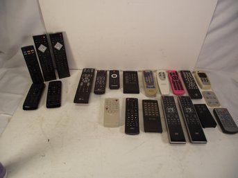 Lot Of Twenty-two (22) Remote Controls