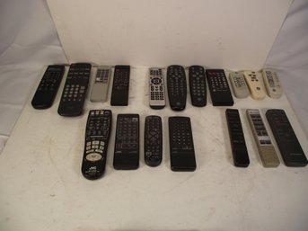 Lot Of Eighteen (18) Remote Controls