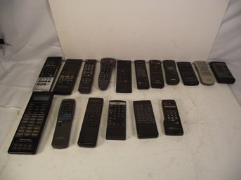 Lot Of Seventeen (17) Remote Controls