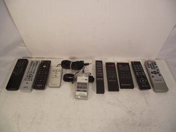 Lot Of Ten (10) Remote Controls