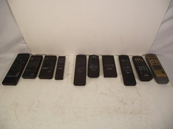 Lot Of Ten (10) Remote Controls