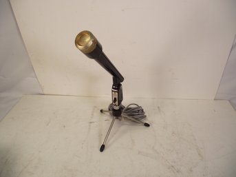 Vintage Dynamic Microphone With Stand Model Q4-154