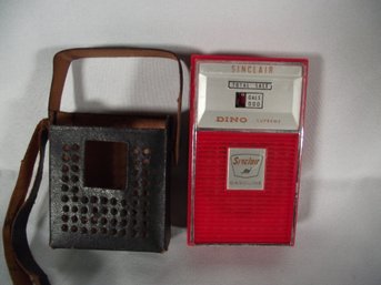 Sinclair Dino Supreme Red Transistor Radio