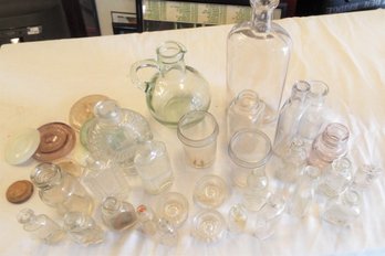 Mixed Old Bottle/Lid Lot