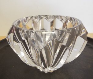Orrefors Zodiac Crystal Bowl Sweden Art Glass