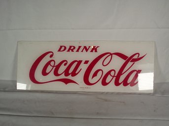 Coca Cola Lexan Sign