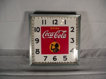 Vintage Coca Cola Clock Case