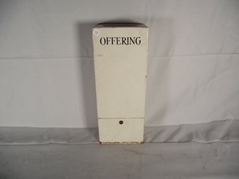 Vintage Religious Offering Box