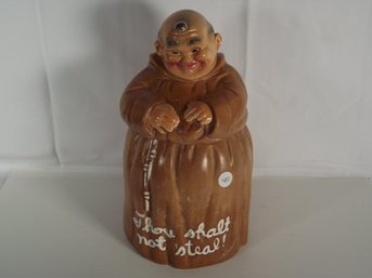 Vintage Ceramic Twin Winton Monk Cookie Jar