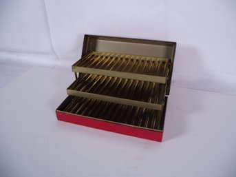 Vintage Metal Multi Level Cigarette Case