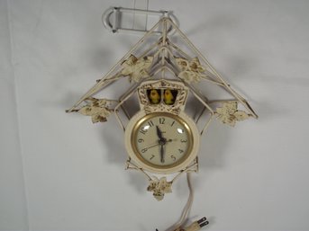 MCM Bird House Electric Clock