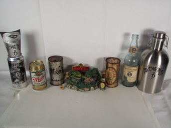 Nine (9) Piece Breweriana Memorabilia Lot