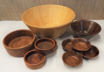 Various Size & Material Wood Bowls