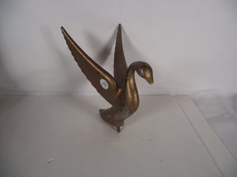 Packard Motor Company Brass Hood Ornament Of A Swan