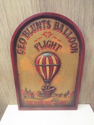 Geo Blunts Balloon Flight Wall Hanging