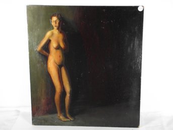 Nude Painting - Oil On Board