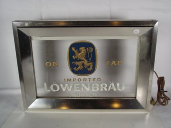 Vintage Lowenbrau On Tap Sign