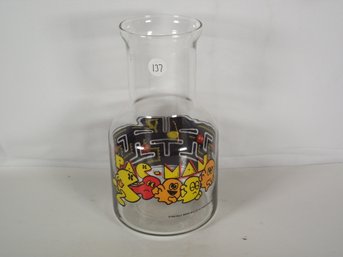 Vintage 1982 Pacman Carafe/Pitcher