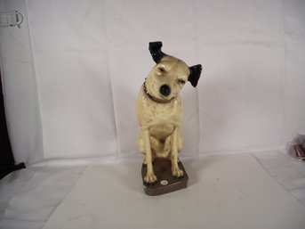 Vintage Chalkware RCA Dog - Nipper - Statue