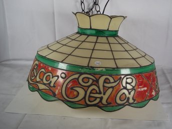 Vintage Plastic Coca Cola Hanging Light