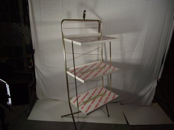 Vintage Metal Wonder Bread Folding Display Rack