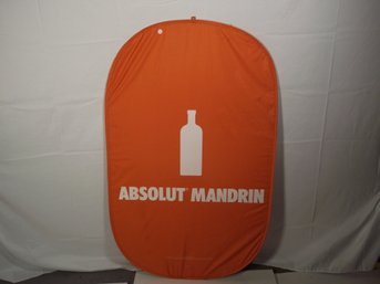 Absolut Mandrin Vodka Hanging Double Sided Cloth Sign