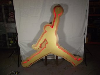 RARE Michael Jordan Jump Man Department Store Display - Lights Up