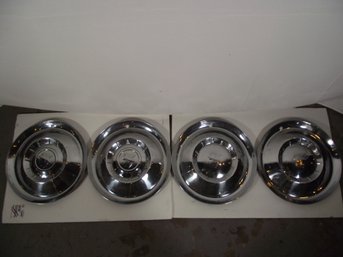 Vintage 1950's Mercury Hub Cap Set